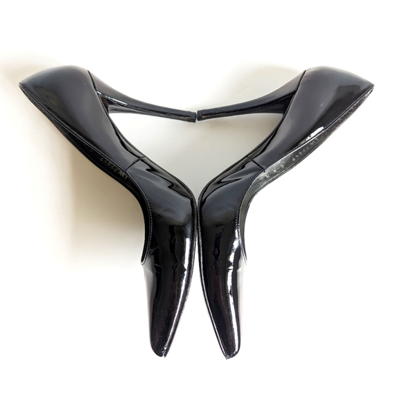 Stuart Weiztman Stiletto Pointed Toe Pumps Heels 😍 US 6.5 Patent Leather - Picture 1 of 14